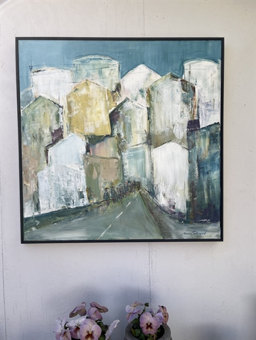 Maleri 80 x 80 cm 