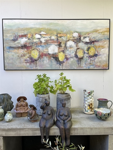 Maleri 70 x 150 cm 