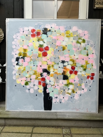 Maleri 135 x135 cm