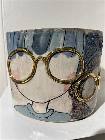 Keramik krukke - dejlige damer