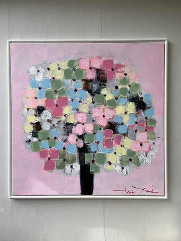 Maleri 96 x 96 cm