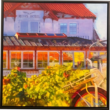 Maleri 80 x 80 cm