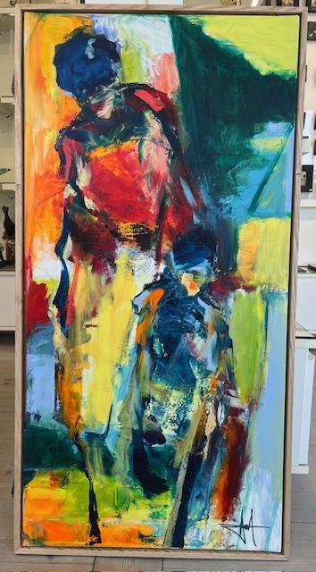 Maleri 50 x 100 cm