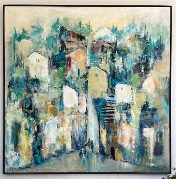 Maleri 120 x 120 cm 