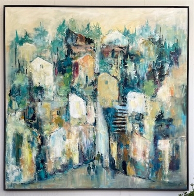 Maleri 120 x 120 cm 