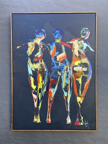 Maleri 140 x 100 cm