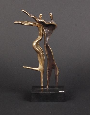 Bronzefigur \'\'Dancing in The Wind\'\' af Yanni Souvatzoglou