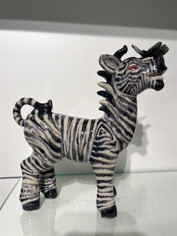 Zebra i keramik 