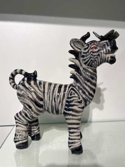 Zebra i keramik 