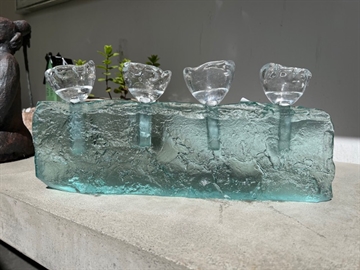 Glas lysestage