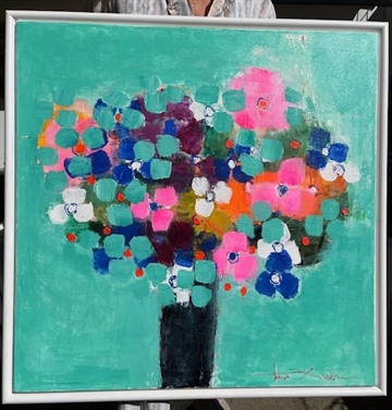 Maleri 80 x 80 cm