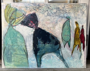 Maleri 70 x 90 cm - Story of my life