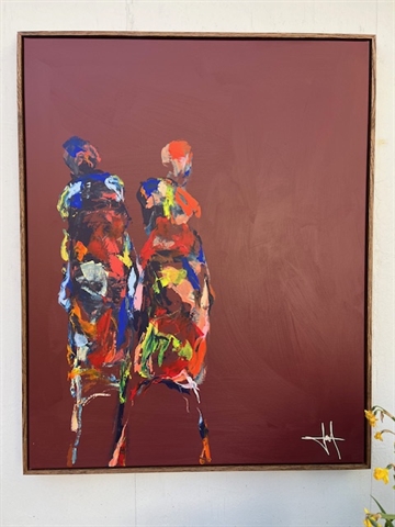 Maleri 80 x 100 cm