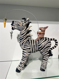 Zebra i keramik 