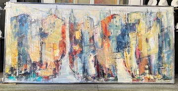 Maleri 70 x 150 cm 
