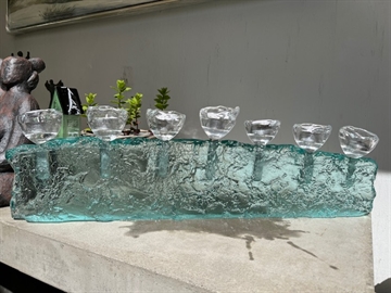 Glas lysestage