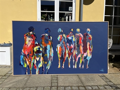 Maleri 100 x 180 cm
