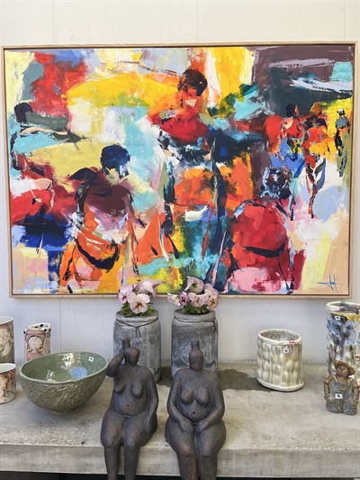 Maleri 100 x 140 cm