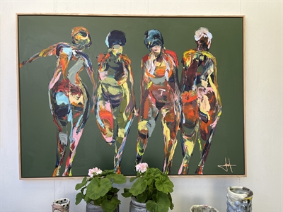 Maleri 100 x 140 cm