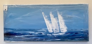 Maleri 40 x 90 cm