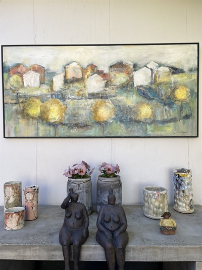 Maleri 70 x 150 cm 