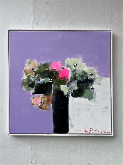 Maleri 55 x 55 cm
