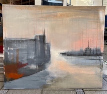Maleri 100 x 120 cm