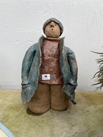 Keramik figur - Landmand Lars