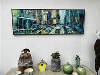 Maleri 50 x 150 cm 
