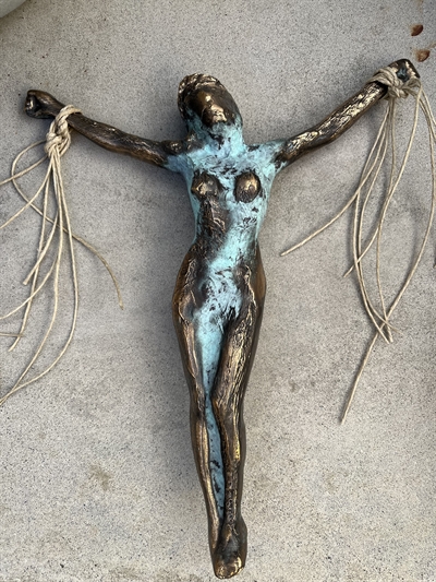 Bronzefigur "Holy Jesus"