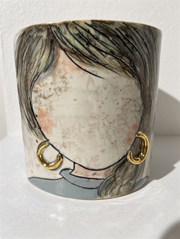 Keramik krukke - dejlige damer