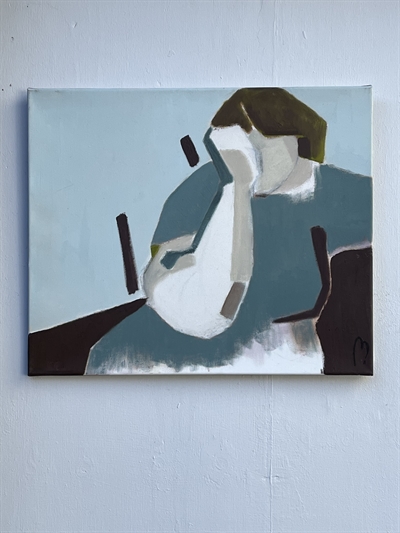 "Tænker på dig" 50x60 cm