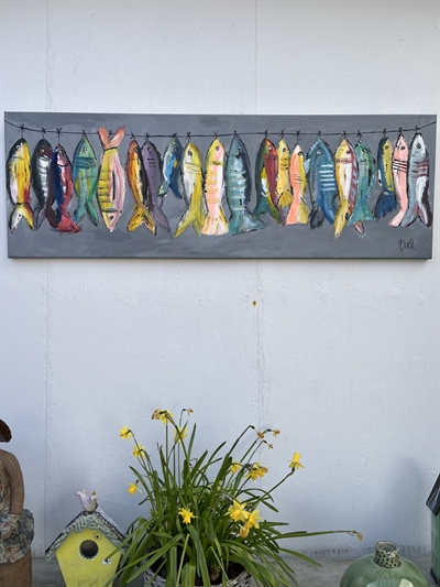 Maleri 40 x 120 cm
