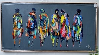 Maleri 70 x 140 cm