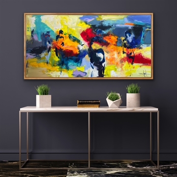 Maleri 70 x 140 cm