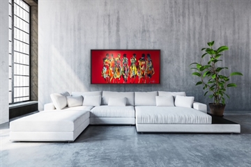 Maleri 70 x 140 cm