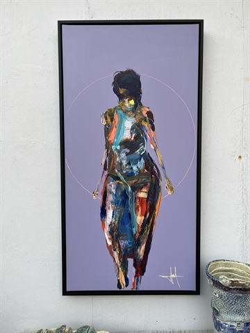 Maleri 50 x 100 cm