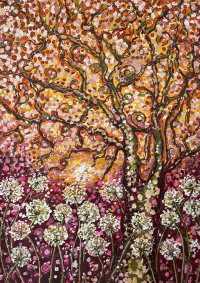 Maleri 140 x 100 cm