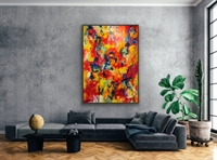 Maleri 130 x 180 cm