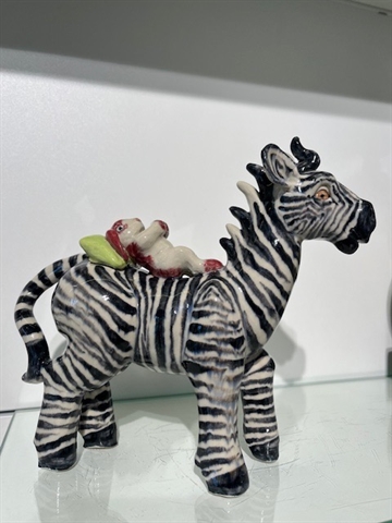 Zebra i keramik 