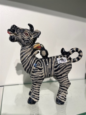 Zebra i keramik 