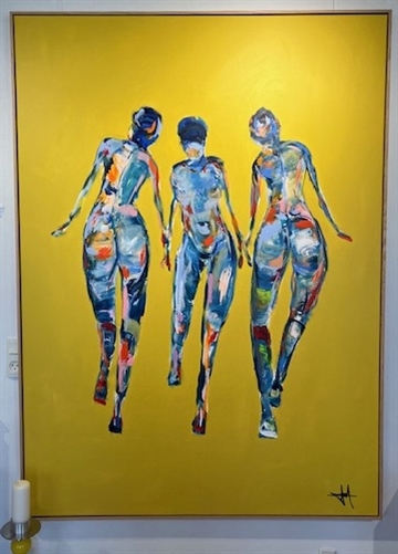 Maleri 130 x 180 cm