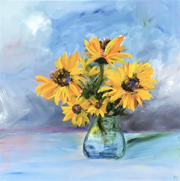 Maleri 60 x 60 cm