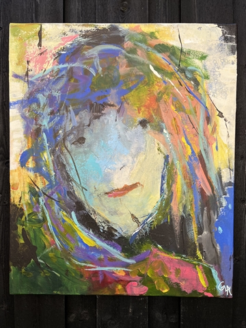 Maleri 60 x 50 cm