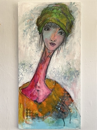 Maleri 100 x 50 cm - Heike