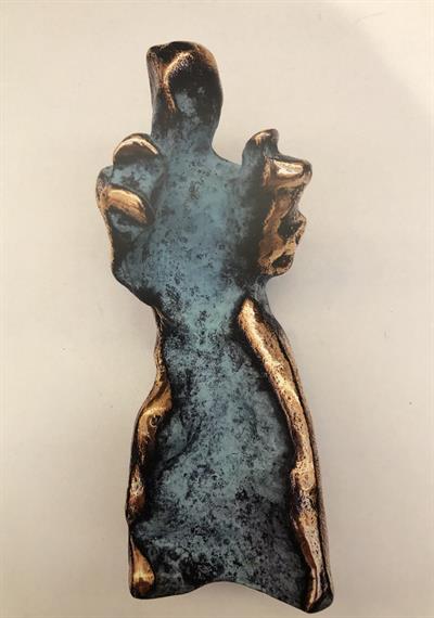 Bronzefigur "Gennemslagskraften"