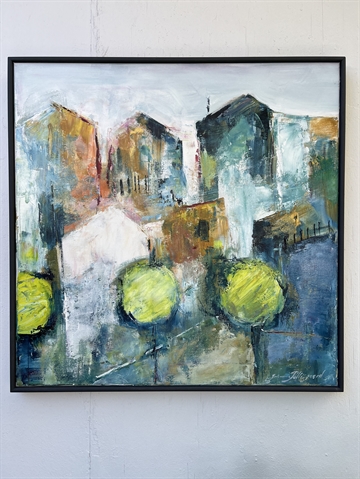 Maleri 60 x 60 cm 
