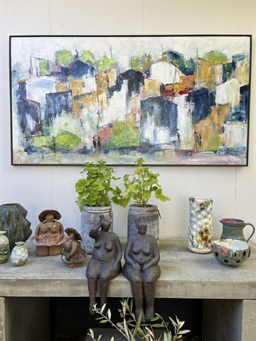 Maleri 80 x 150 cm 