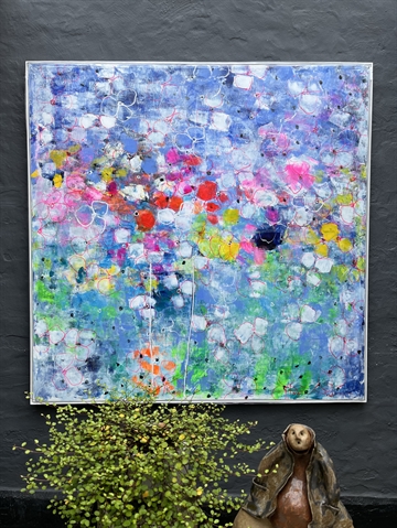 Maleri 135 x 135 cm