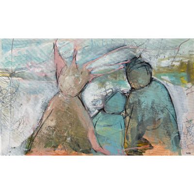 Maleri 50 x 80 cm - Near